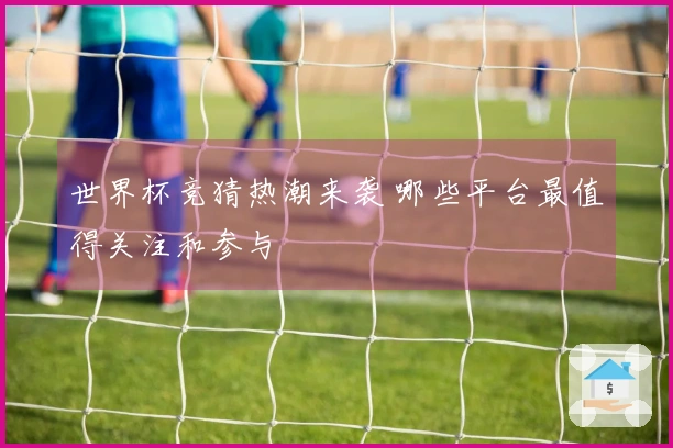 世界杯竞猜热潮来袭 哪些平台最值得关注和参与